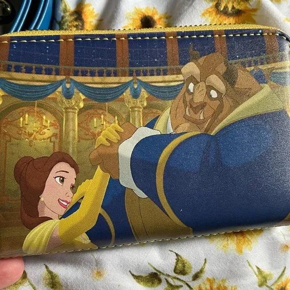 Disney Beauty and the Beast Loungefly and wallet